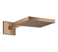 hansgrohe Axor Starck douche de tête 10925310 avec bras de douche, montage mural, 240x240mm, 1jet, or rouge brossé