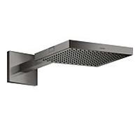 hansgrohe Axor Starck douche de tête 10925330 avec bras de douche, montage mural, 240x240mm, 1jet, chrome noir poli