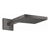 hansgrohe Axor Starck douche de tête 10925340 avec bras de douche, montage mural, 240x240mm, 1jet, chrome noir brossé