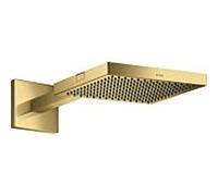 hansgrohe Axor Starck douche de tête 10925990 avec bras de douche, montage mural, 240x240mm, 1jet, optique or poli