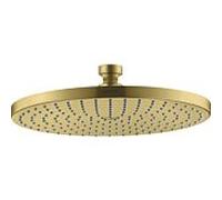 hansgrohe Axor Starck douche de tête à plaque 28494950 montage au plafond ou au mur, 240 mm, 1 jet, laiton brossé