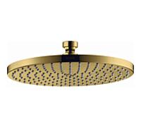 hansgrohe Axor Starck douche de tête à plaque 28494990 montage au plafond ou au mur, 240 mm, 1jet, optique or poli