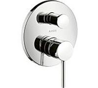 Hansgrohe Mitigeur de baignoire Axor Starck 10416000 encastré monocommande chromé poignée à goupille