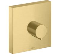 hansgrohe AXOR Starck Kit complet Robinet d'arrêt carré encastré DN15 / DN20, 10972250, Couleur: Optique or brossé