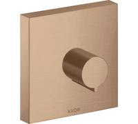 hansgrohe AXOR Starck Kit complet Robinet d'arrêt carré encastré DN15 / DN20, 10972310, Couleur: Or rouge brossé
