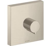 hansgrohe AXOR Starck Kit complet Robinet d'arrêt carré encastré DN15 / DN20, 10972820, Couleur: Nickel brossé