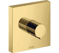 hansgrohe AXOR Starck Kit complet Robinet d'arrêt carré encastré DN15 / DN20, 10972990, Couleur: Optique en or poli