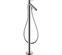 hansgrohe AXOR Starck Mitigeur monocommande de baignoire, sur pied, saillie 156mm, 10455950, Couleur: laiton brossé