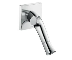 hansgrohe AXOR Starck Mitigeur de lavabo organique à 2 poignées encastré, montage mural, 12015330, Couleur: Chrome noir poli