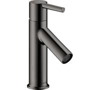 hansgrohe AXOR Starck Mitigeur monocommande de lavabo pour lave-mains 80 avec béqu'ille, chromé, 10102330, Couleur: Chrome noir poli