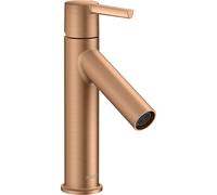 hansgrohe AXOR Starck mitigeur monocommande de lavabo 100 avec poignée sans timon, chromé, 10003140, Couleur: Bronze brossé