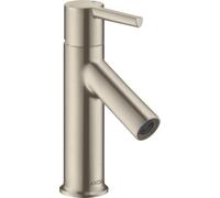 hansgrohe AXOR Starck Mitigeur monocommande de lavabo pour lave-mains 80 avec béqu'ille, chromé, 10102820, Couleur: Nickel brossé