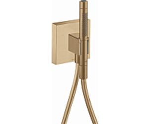 hansgrohe Axor Starck Organic Meuble Porter 12626140 avec douchette 2jet, flexible de douche, 120x120mm, bronze brossé