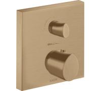hansgrohe AXOR Starck Thermostat organique à encastrer, robinet d'arrêt et inverseur, 2 consommateurs, 12716140, Couleur: Bronze brossé