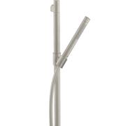 hansgrohe AXOR Starck set de douche 0,90 m, avec douchette 2 jets, 27980800, Couleur: Acier inoxydable Optic