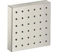 hansgrohe Axor Starck set de montage de finition 28491800 module de douche à encastrer, 120x120mm, aspect inox