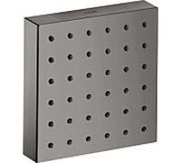 hansgrohe Axor Starck set de montage final 28491330 module de douche à encastrer, 120x120mm, chrome noir poli