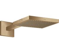 hansgrohe Axor Starck douche de tête 10925140 avec bras de douche, montage mural, 240x240mm, 1jet, bronze brossé