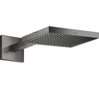hansgrohe Axor Starck douche de tête 10925330 avec bras de douche, montage mural, 240x240mm, 1jet, chrome noir poli