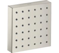 hansgrohe Axor Starck set de montage de finition 28491800 module de douche à encastrer, 120x120mm, aspect inox