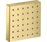 hansgrohe AXOR Starck ShowerCollection module de douche encastré 12 x 12, 28491950, Couleur: laiton brossé