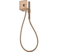 hansgrohe AXOR Starck ShowerCollection Module de douchette encastré 12 x 12, carré, 10651310, Couleur: Or rouge brossé