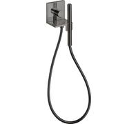 hansgrohe AXOR Starck ShowerCollection Module de douchette encastré 12 x 12, carré, 10651330, Couleur: Chrome noir poli