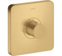 hansgrohe AXOR Starck ShowerSelect Thermostat souple à débit élevé à encastrer, 36711250, Couleur: Optique or brossé