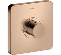hansgrohe AXOR Starck ShowerSelect Thermostat souple à débit élevé à encastrer, 36711300, Couleur: Rouge poli or