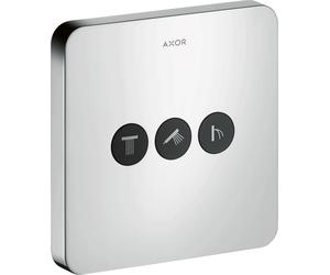hansgrohe AXOR Starck ShowerSelect Valve à encastrer souple pour 3 consommateurs, 36773000, Couleur: chrome