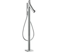 hansgrohe AXOR Starck Starck Thermostat de bain biologique sur pied, 2 consommateurs, 12016000, Couleur: chrome