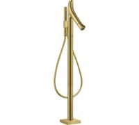 hansgrohe AXOR Starck Starck Thermostat de bain biologique sur pied, 2 consommateurs, 12016950, Couleur: laiton brossé