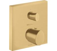 hansgrohe AXOR Starck Thermostat organique Starck encastré avec robinet d'arrêt, 1 consommateur, 12715250, Couleur: Optique or brossé