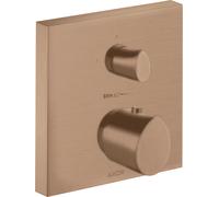 hansgrohe AXOR Starck Thermostat organique Starck encastré avec robinet d'arrêt, 1 consommateur, 12715310, Couleur: Or rouge brossé