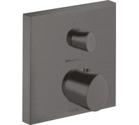 hansgrohe AXOR Starck Thermostat organique Starck encastré avec robinet d'arrêt, 1 consommateur, 12715340, Couleur: Chrome noir brossé