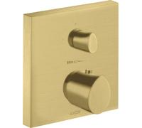 hansgrohe AXOR Starck Thermostat organique Starck encastré avec robinet d'arrêt, 1 consommateur, 12715950, Couleur: laiton brossé
