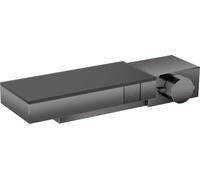 hansgrohe AXOR Thermostat de bord en saillie / encastrable pour 2 consommateurs, 46240330, Couleur: Chrome noir poli