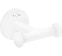 hansgrohe Axor crochet à main 42812700 double, montage mural, blanc mat