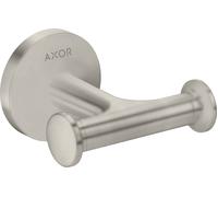 hansgrohe Axor crochet à main 42812800 double, montage mural, optique inox