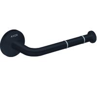 hansgrohe AXOR UNIVERSAL Circular support de papier toilette, 42856670, Couleur: Noir Mat