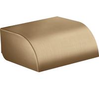 hansgrohe AXOR Universal Circular Support de papier toilette avec couvercle, 42858140, Couleur: Bronze brossé