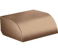 hansgrohe Axor Papierrollenhalter 42858310 146x142mm, avec couvercle, montage mural, or rouge brossé