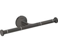 hansgrohe AXOR UNIVERSAL Circular Support de papier toilette, double, 42857340, Couleur: Chrome noir brossé