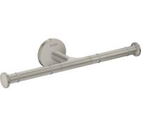 hansgrohe Axor Papierrollenhalter 42857800 double, montage mural, optique en acier inoxydable