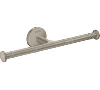 hansgrohe AXOR UNIVERSAL Circular Support de papier toilette, double, 42857820, Couleur: Nickel brossé