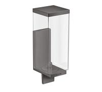hansgrohe AXOR Universal Distributeur de savon rectangulaire, quantitÃ© de remplissage 600ml, 42610, Coloris: Chrome noir brossÃ© - 42610340