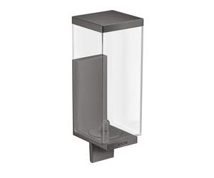 hansgrohe AXOR UNIVERSAL Distributeur de savon rectangulaire, quantité de remplissage 600ml, 42610340, Couleur: Chrome noir brossé