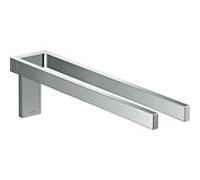 hansgrohe Axor Universal Rectangulaire porte-serviettes 42622000 380mm, à deux bras, fixe, chromé