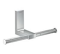 Hansgrohe Porte-rouleau papier toilette Axor Universal Rectangulaire 42657000 double chromé