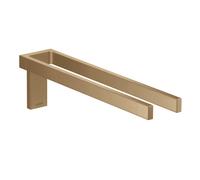 hansgrohe AXOR UNIVERSAL Rectangular porte-serviettes, métal, double, fixe, longueur 380mm, 42622140, Couleur: Bronze brossé